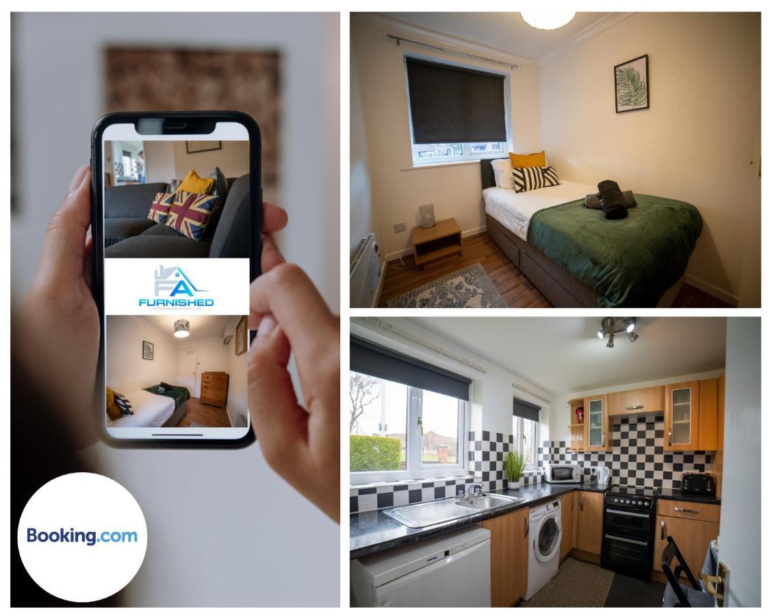 Book Now - Ground Floor Apartment - Parking - Etihad Stadium - 3 Guests - Business - Families 맨체스터 외부 사진